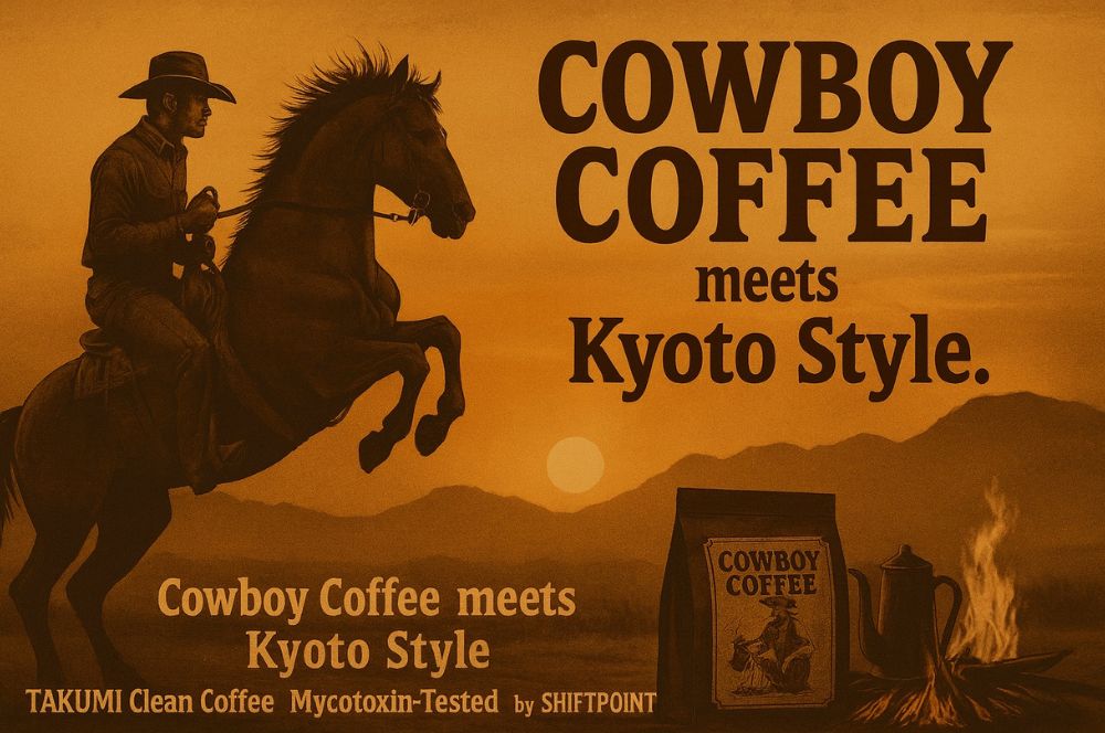 新発売！ 日本初、「カビなしコーヒー 京都スタイル Cowboy Coffee（カウボーイコーヒー）」 - SHIFTPOiNT｜公式ストア