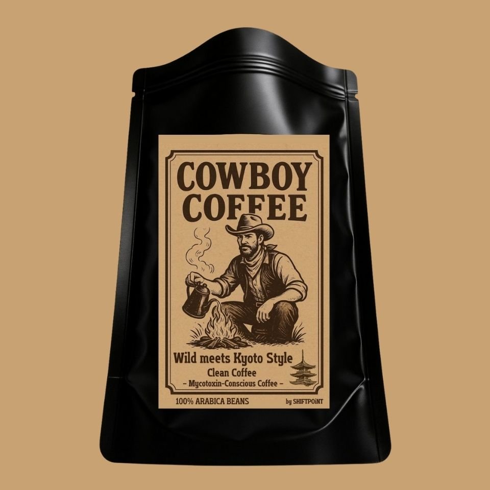 カビなしコーヒー カウボーイコーヒー（煮出し＋沈殿式 抽出法） コーヒーバッグ【浸漬式】お湯だけ3分 アウトドア キャンプ 粉漏れゼロ＆後片付け5秒｜This is Cowboy Coffee - Western Boiled Brew Style - SHIFTPOiNT｜公式ストア