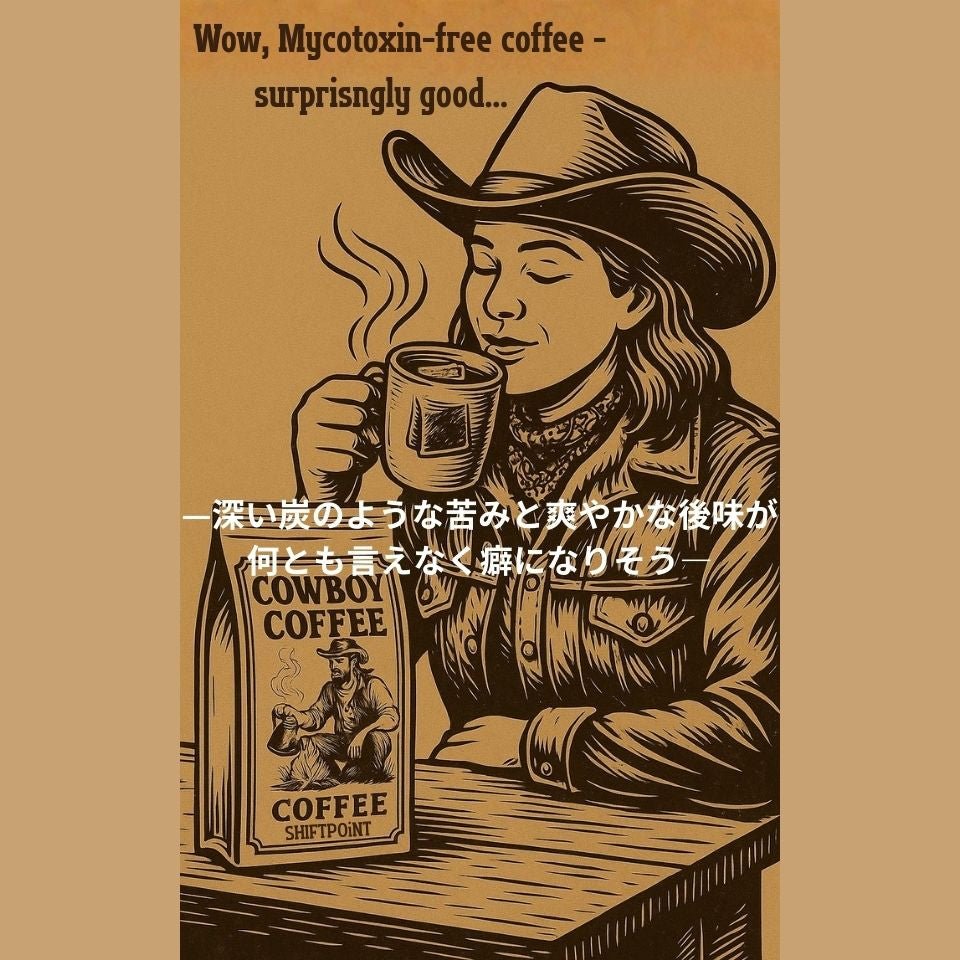 カビなしコーヒー カウボーイコーヒー（煮出し＋沈殿式 抽出法） コーヒーバッグ【浸漬式】お湯だけ3分 アウトドア キャンプ 粉漏れゼロ＆後片付け5秒｜This is Cowboy Coffee - Western Boiled Brew Style - SHIFTPOiNT｜公式ストア